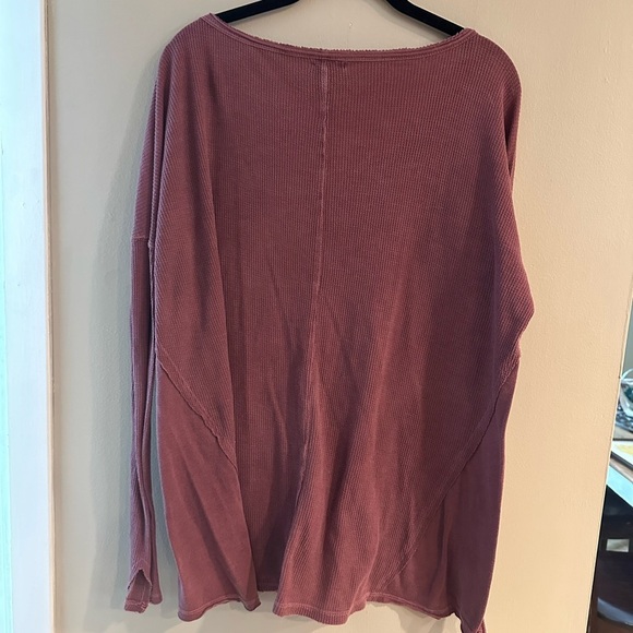 Ecote Pink Relaxed LS Thermal Size M - Picture 3 of 3